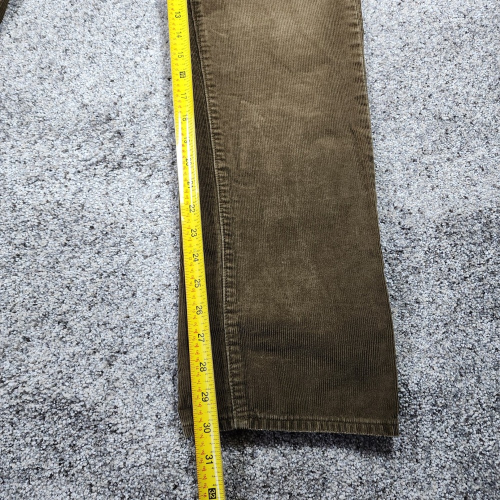 J.Crew Corduroy Pants Mens 30x32 Straight Leg 100% Cotton Brown Excellent - Picture 13 of 14